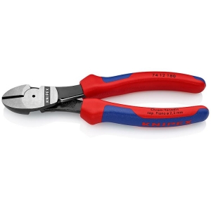 Knipex 74 12 180 Diagonal Cutter high-leverage 180mm Grip Handle with Lock